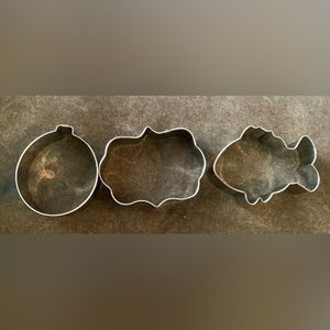 3pc fishing cookie cutters